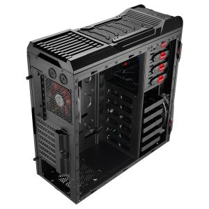 Aerocool GT-R Black Midi Tower Gaming Case - Toolless