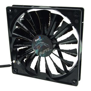 Aerocool Shark Fan Black Edition - bright black (120x120x25mm)