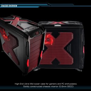 Aerocool Strike-X Advance Devil Red - black/red