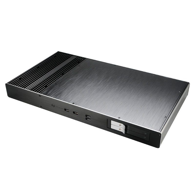 Akasa Galileo TU Thin-Mini-ITX 1U housing, OEM - black
