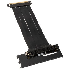 Akasa Riser Black Pro, Vertical GPU Bracket + Premium PCIe 3.0 Riser ...