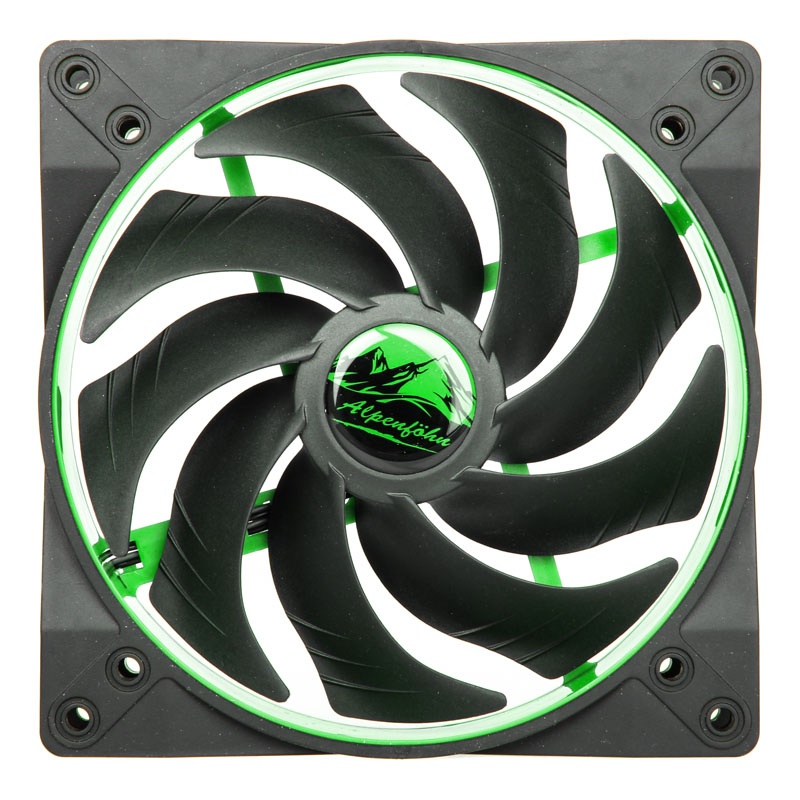 Alpenfohn 140mm Wing Boost 2 Plus PWM-Fan - Green