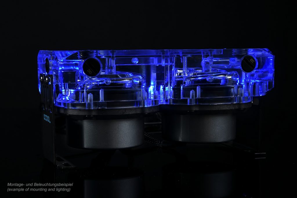 Alphacool Eisdecke DC-LT dual Plexi top