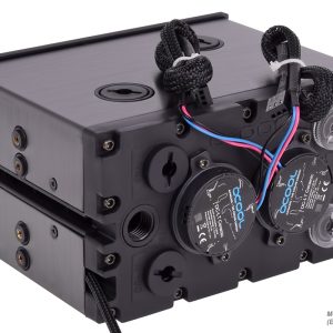 Alphacool Eisfach - Single Laing DC-LT - Dual 5,25 Bay Station incl. 2x Alphacool DC-LT 2400