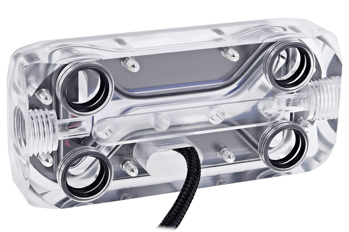 Alphacool GPX SLI Connector - Dual Asymetric Plexi