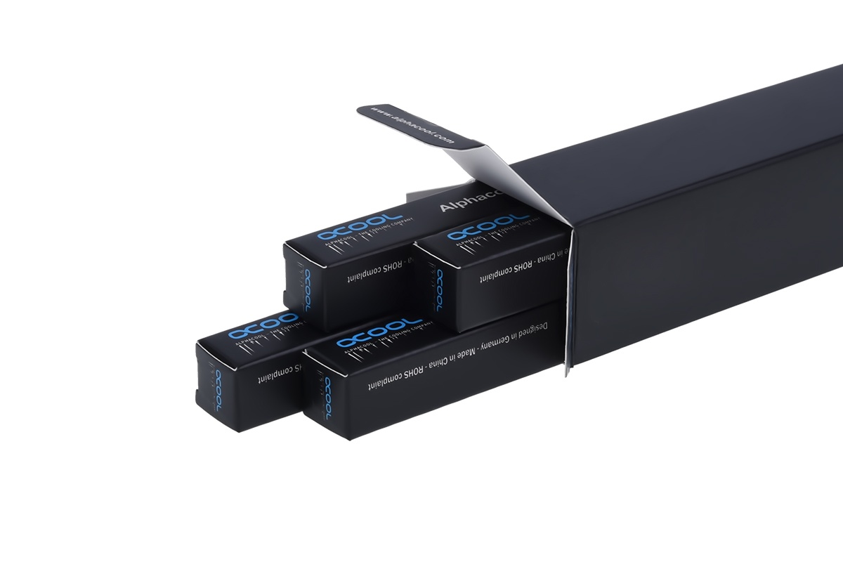 Alphacool HardTube 13/10mm Plexi Clear UV-Blue 80cm - 4pcs