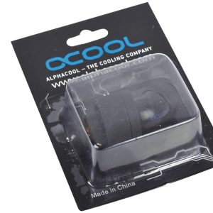 Alphacool HF 19/13 Compression Fitting 45degree Rotary G1/4 - Deep Black