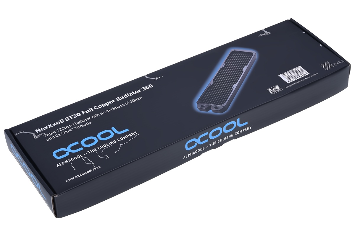 Alphacool NexXxoS ST30 Full Copper 360mm Radiator