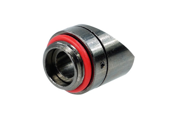 Angled Adaptor 45- Rotary G1/4 To G1/4 IG - Black Nickel