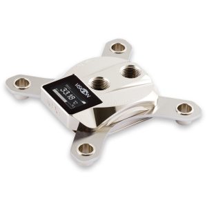 Aquacomputer cuplex kryos NEXT with VISION 2011/2011-3, nickel/.925 silver