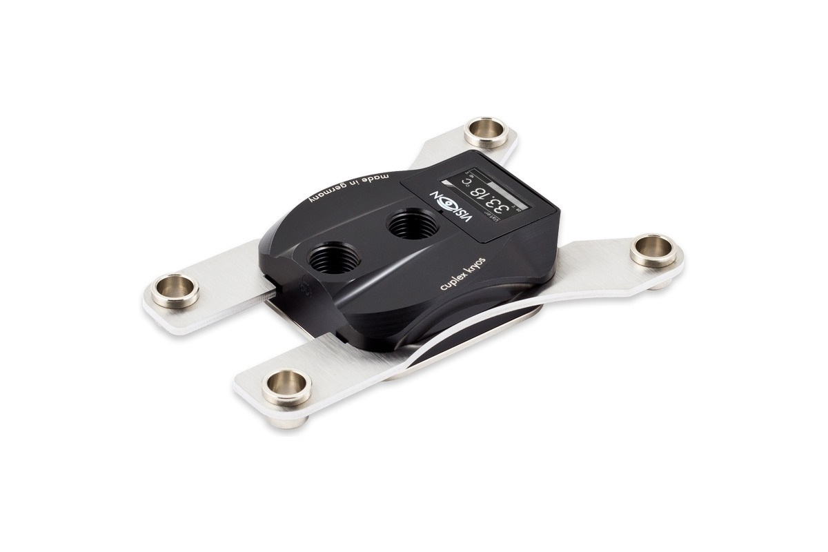 Aquacomputer cuplex kryos NEXT with VISION TR4, acetal/.925 silver