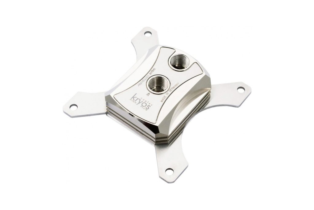 Aquacomputer cuplex kryos XT .925 silver edition for socket 2011(-3), G1/4