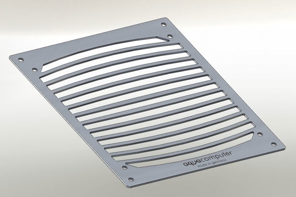 Aquacomputer mounting bracket for airplex modularity system 140, brushed stainless steel