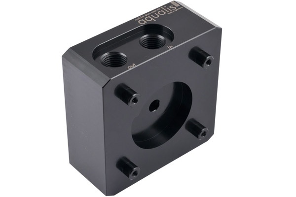 Aquacomputer pump adaptor for DDC pumps, compatible with aqualis, G1/4