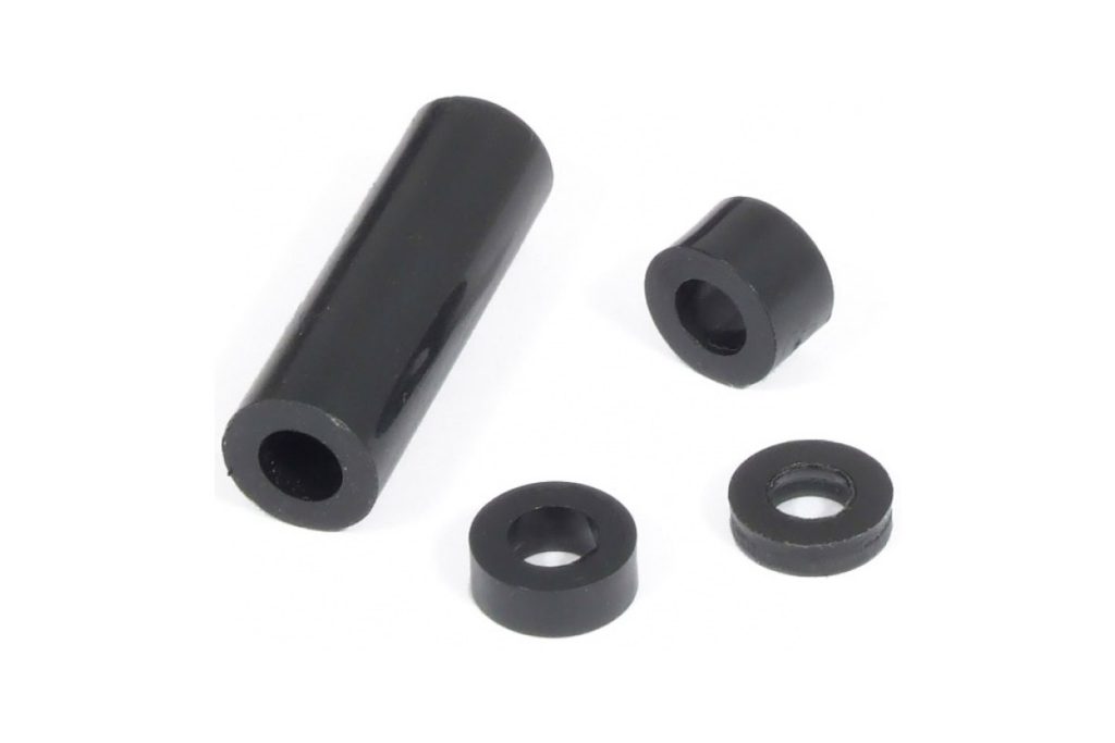 Aquacomputer spacer sleeve 3mm for M4, Polyamid black