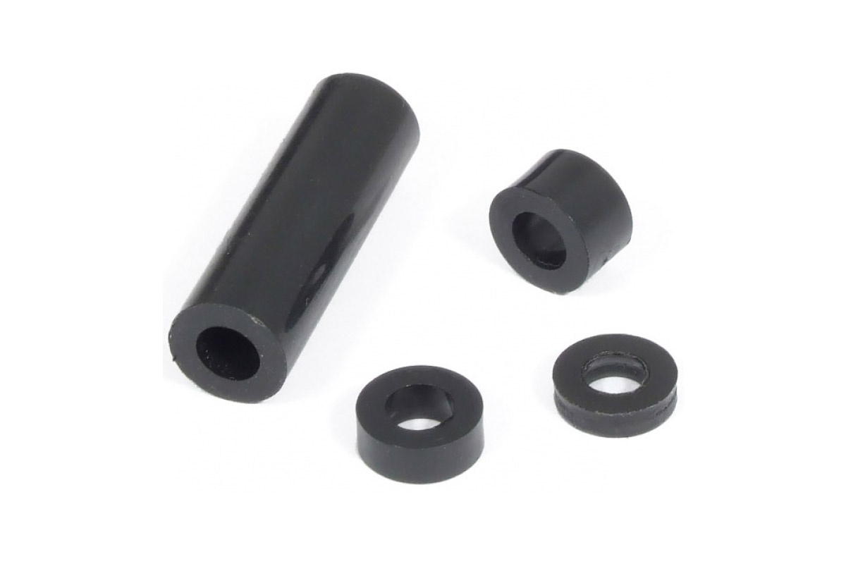 Aquacomputer spacer sleeve 3mm for M4, Polyamid black