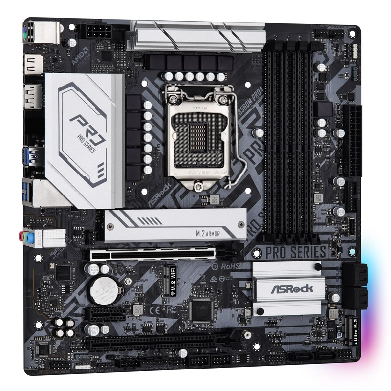 ASRock B560M Pro4, Intel B560 Mainboard - Socket 1200