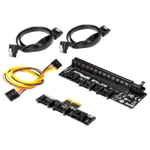 ASRock BTC Pro Kit, PCIe x1 to PCIe x16 Riser card cable - Watercooling UK