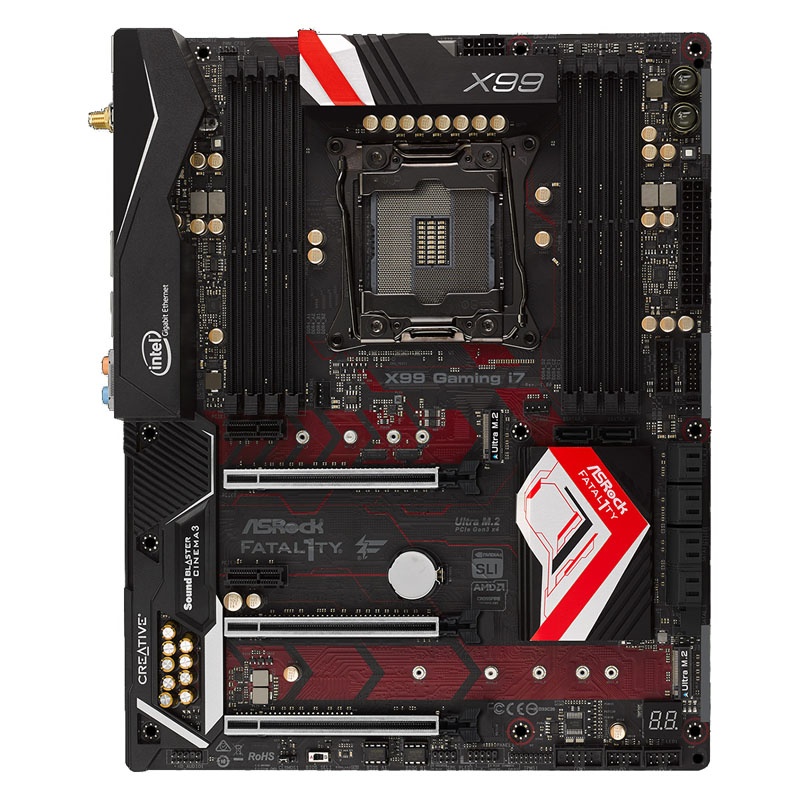 ASRock Fatal1ty X99 Professional Gaming i7, Intel X99 motherboard - LGA 2011-V3