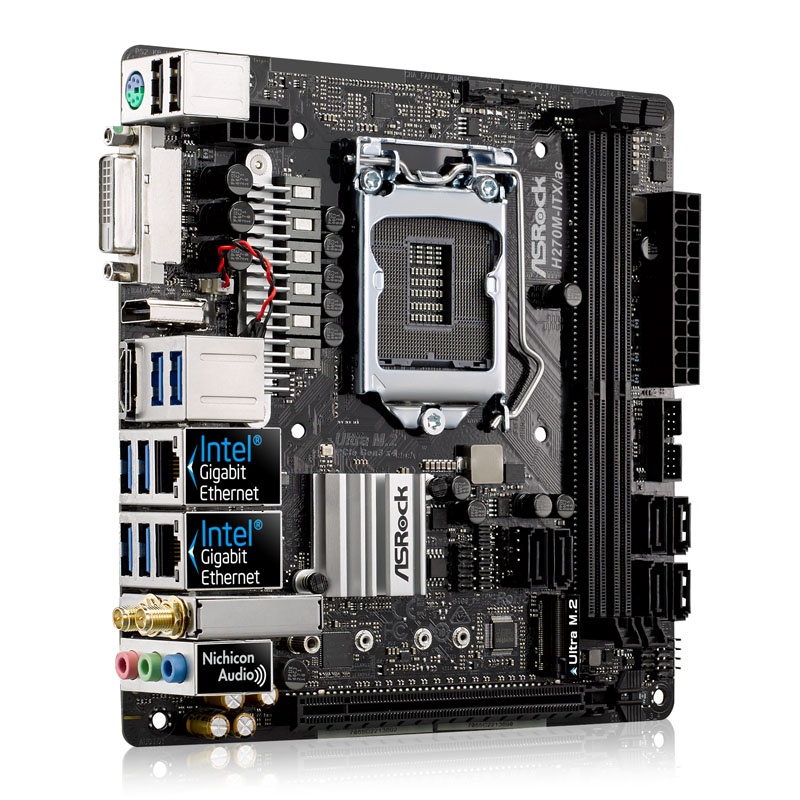ASRock H270M-ITX / ac, Intel H270 motherboard socket 1151