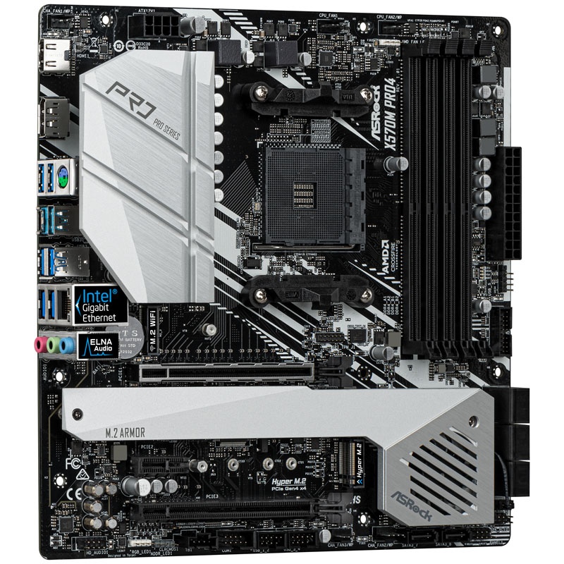ASRock X570M Pro4, AMD X570 motherboard - Socket AM4