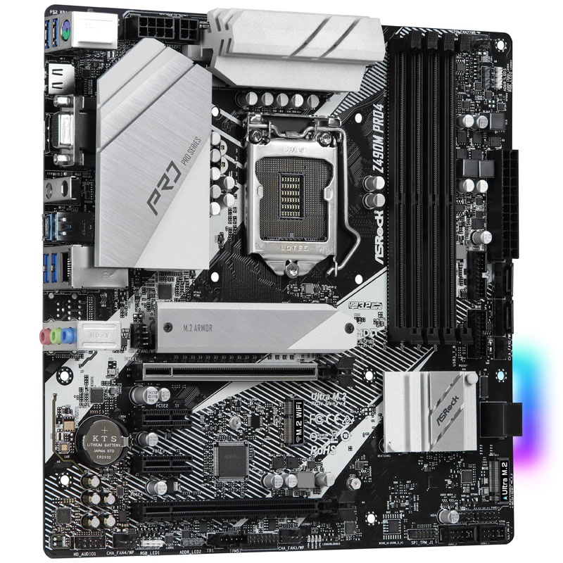 ASRock Z490M Pro4, Intel Z490 motherboard - socket 1200