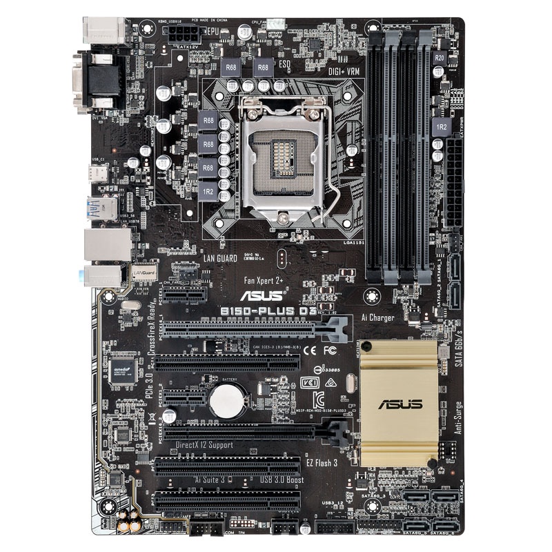 ASUS B150 Plus D3, Intel B150 Mainboard - Socket 1151