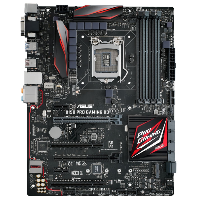ASUS B150 Pro Gaming D3, Intel B150 Mainboard - Socket 1151