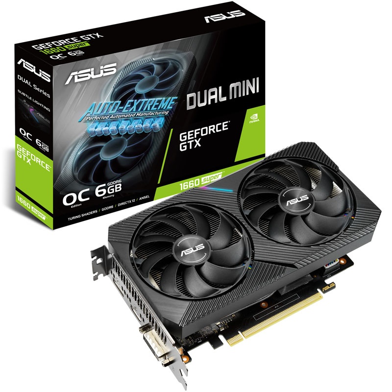 ASUS GeForce GTX 1660 Super Mini O6G, 6144 MB GDDR6