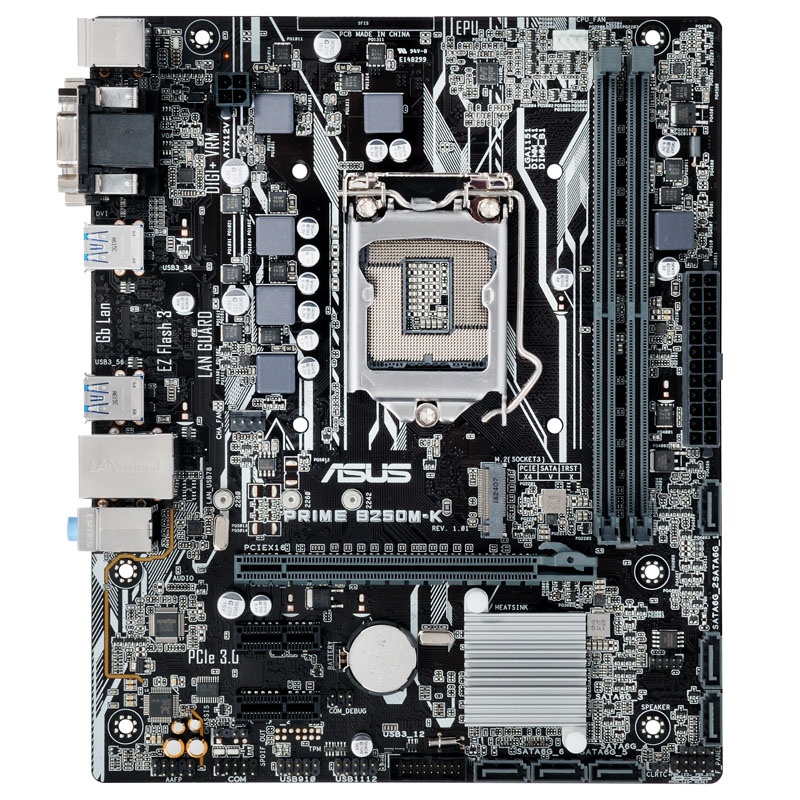 ASUS PRIME B250M-K, Intel B250 motherboard socket 1151