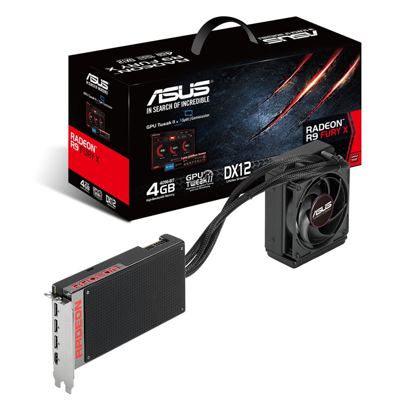 ASUS Radeon R9 Fury X, 4096 MB High Bandwidth Memory (HBM ...