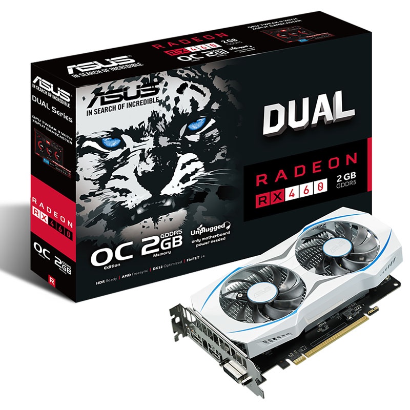ASUS Radeon RX 460 Dual O2G, 2048MB GDDR5 - Watercooling UK