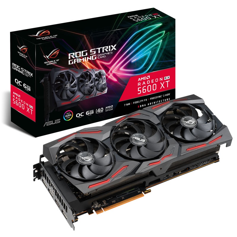 ASUS Radeon RX 5600 XT ROG Strix O6G, 6144 MB GDDR6