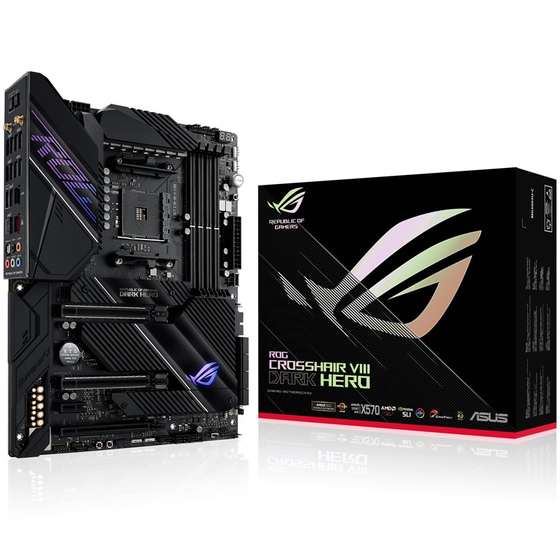 ASUS ROG Crosshair VIII Dark Hero, AMD X570 motherboard - Socket AM4