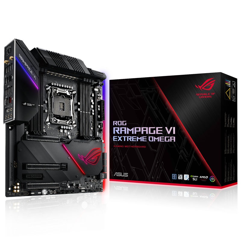 ASUS ROG Rampage VI Extreme OMEGA, Intel X299 Motherboard - Socket 2066