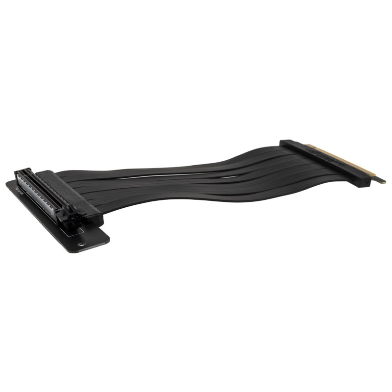 Rog Gen 5 Riser Cable ASUS ROG Strix PCI-E x16 riser ribbon cable, 90 degrees, 24cm - black ...