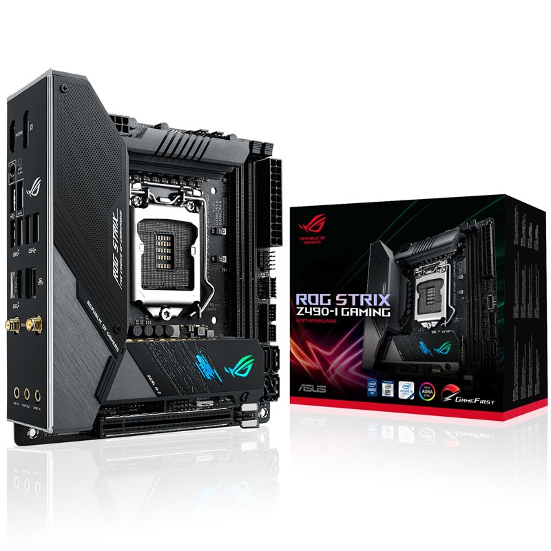 ASUS ROG Strix Z490-I Gaming, Intel Z490 motherboard - socket 1200