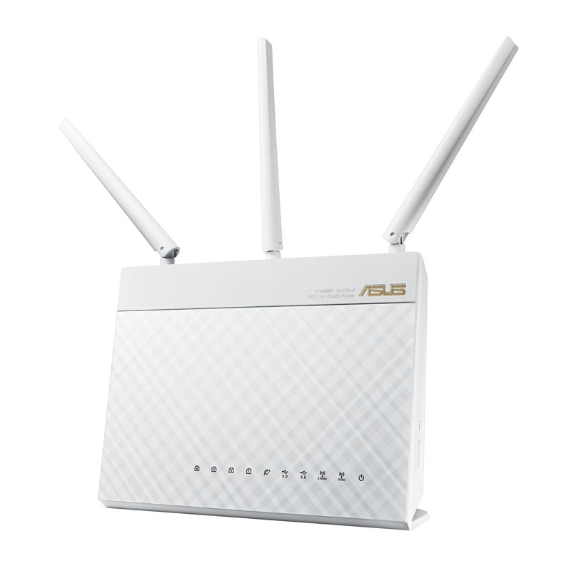 ASUS RT-AC68U WHITE AC1900, wireless router, 802.11ac / b / g / n ...