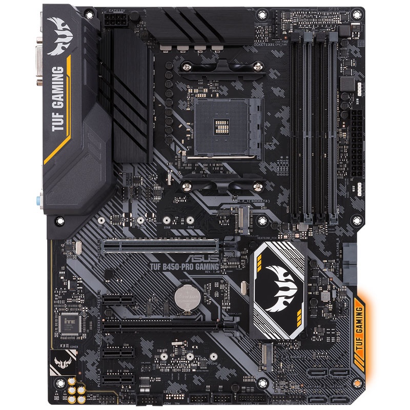 ASUS TUF B450-PRO Gaming, AMD B450 Motherboard - Socket AM4