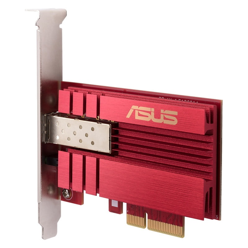 ASUS XG-C100F, 10G network card, SFP+ for fiber optic, PCIe