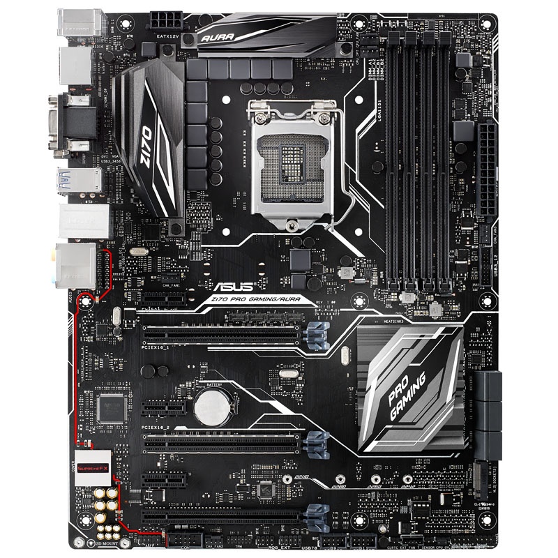 ASUS Z170 Pro Gaming Aura, Intel Z170 Mainboard - Socket 1151