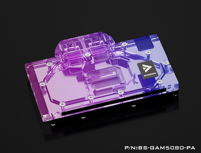 Barrow 5080 GALAX Blade, aRGB Graphics Card Waterblock + Backplate