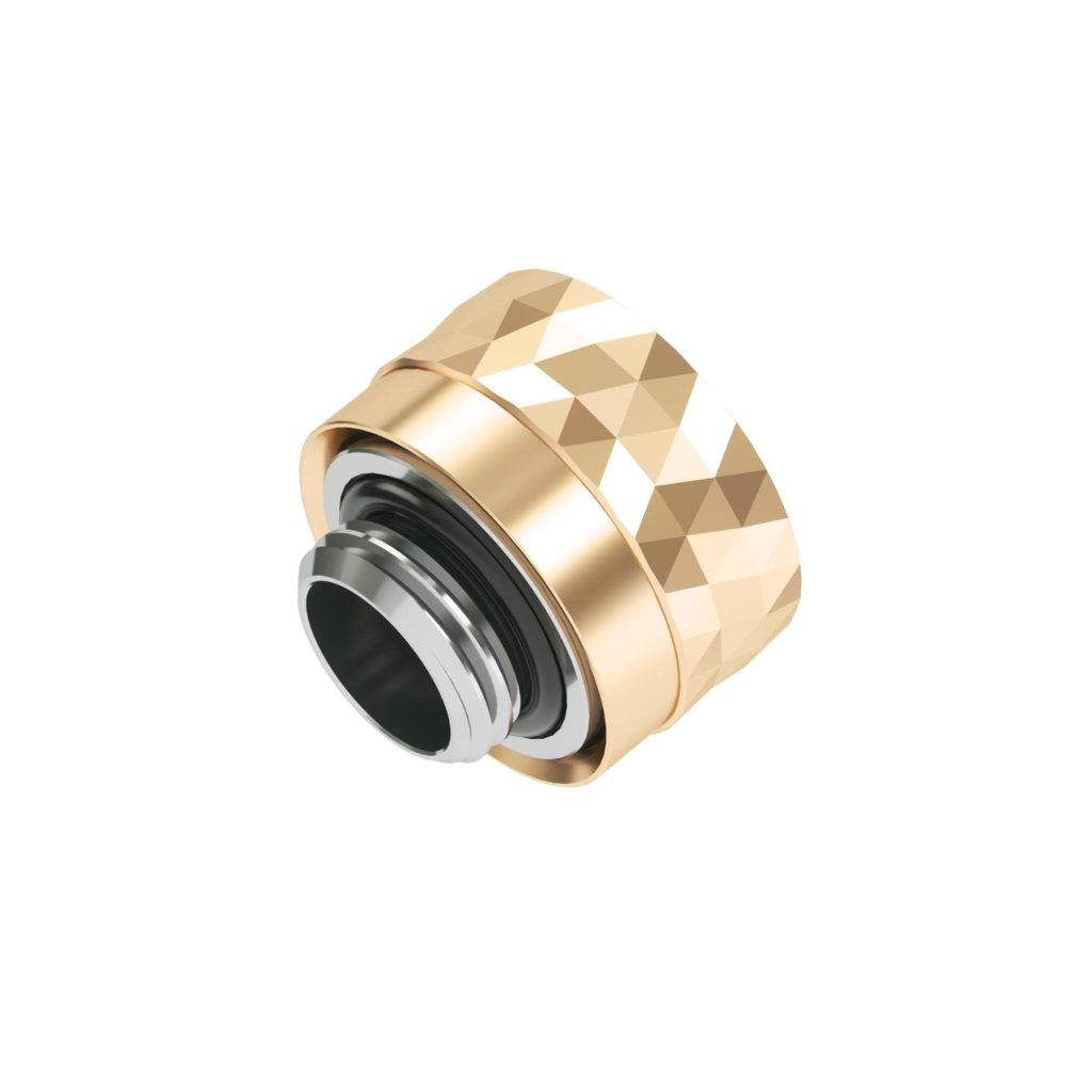 Barrow G1/4 Dazzle Series - 14mm OD Twin Seal Hard Tube Compression Fitting - Gold : image 1