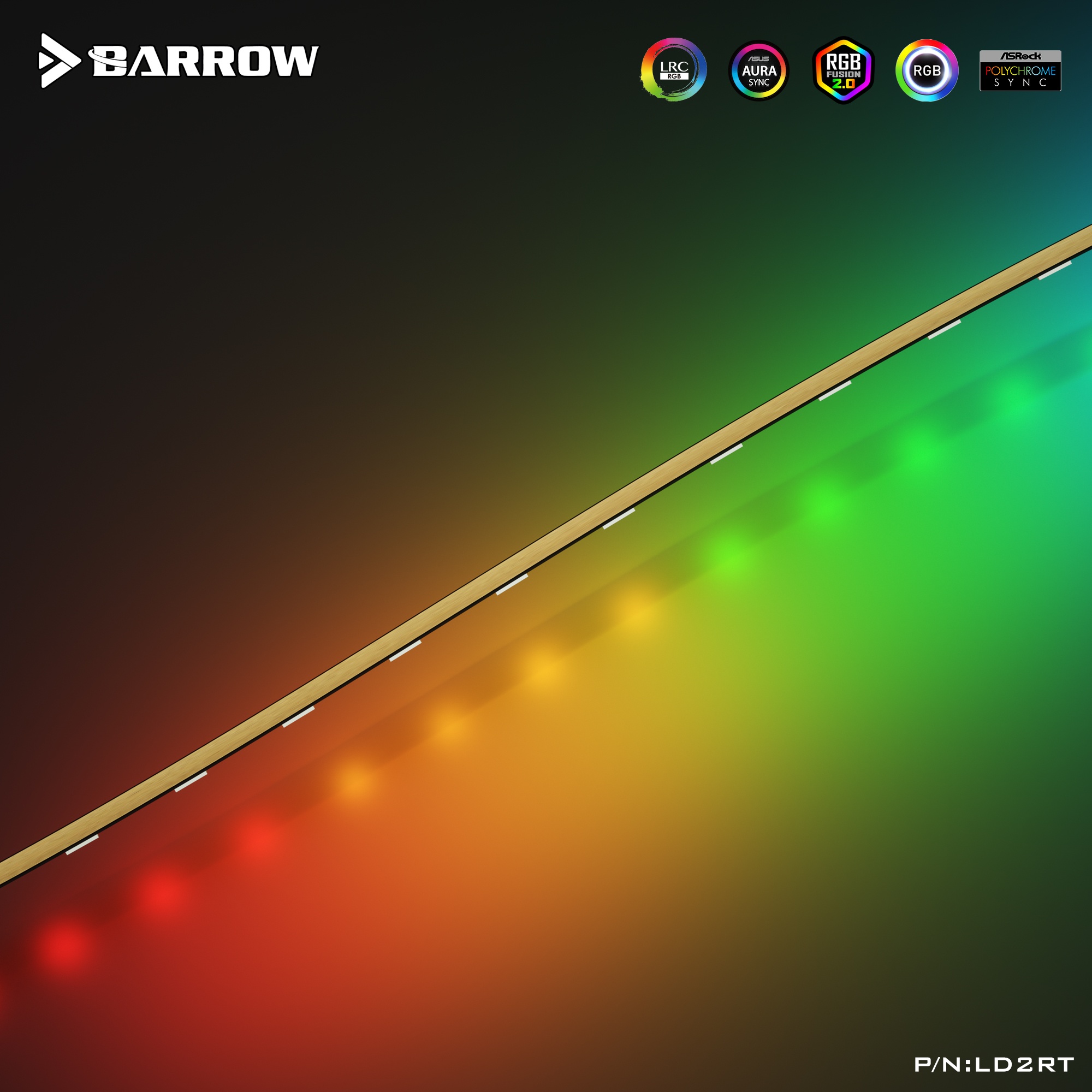 Barrow LRC 2.0 LED Waterproof Flexible RGB Strip - 50cm
