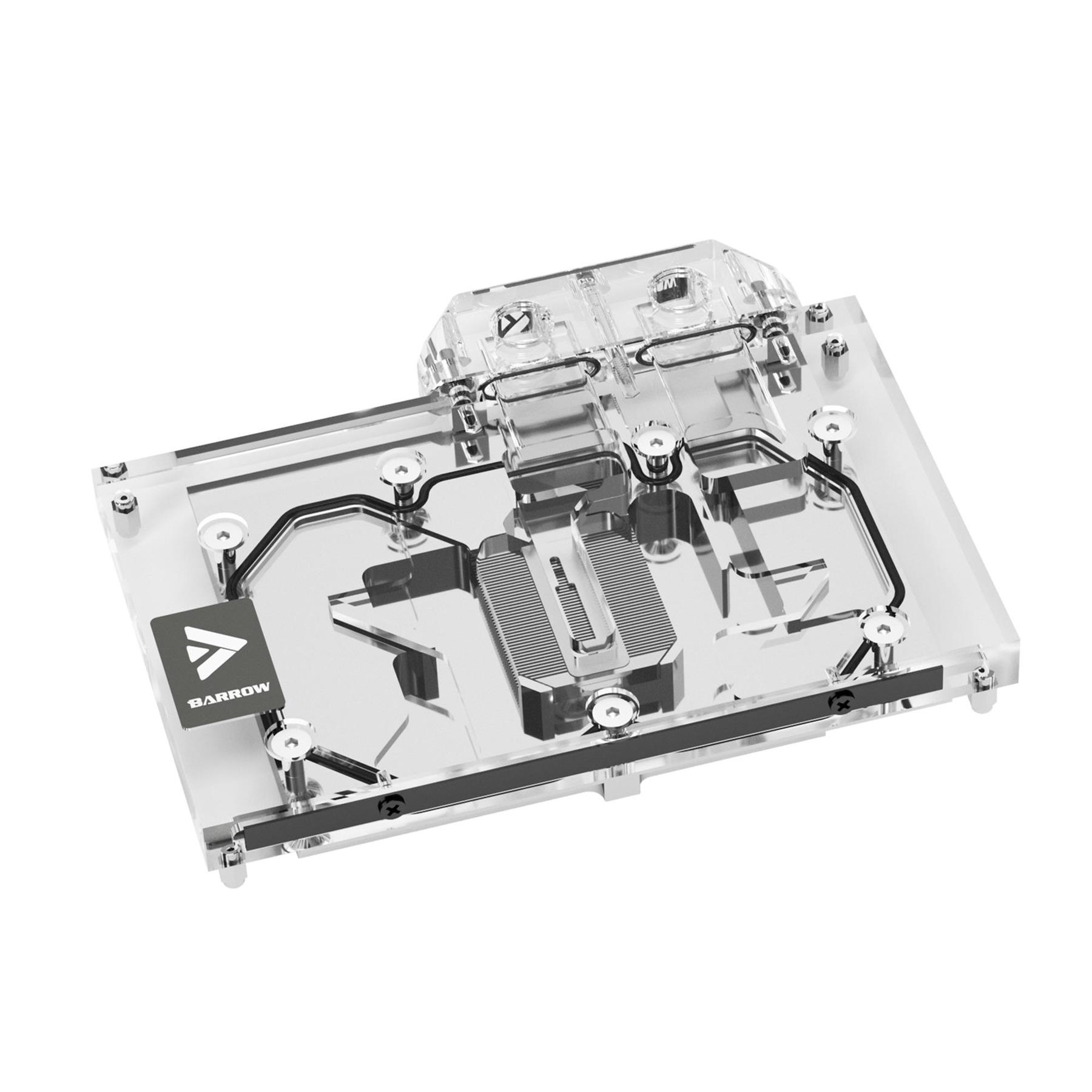 Barrow NVIDIA RTX 3070/3060Ti, Founders LRC 2.0 RGB Graphics Card Waterblock + Backplate - B-Grade