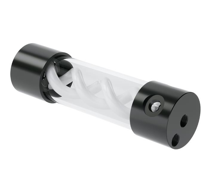 Barrow T-Virus Acrylic White Helix Reservoir 205mm - Black