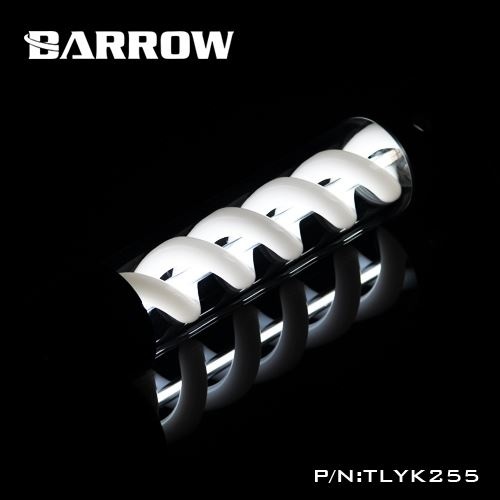 Barrow T-Virus Acrylic White Helix Reservoir 205mm - Black