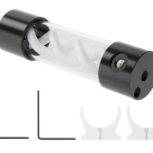 Barrow T-Virus Acrylic White Helix Reservoir 205mm - Black