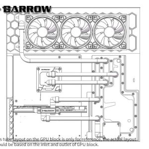Barrow Waterway LRC 2.0 RGB Distribution Panel (Tray) for Inwin 303 / 305