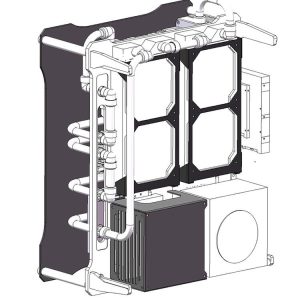 BarrowCH 240mm Radiator Installation Module for Rhopilema / Mobula Open ...